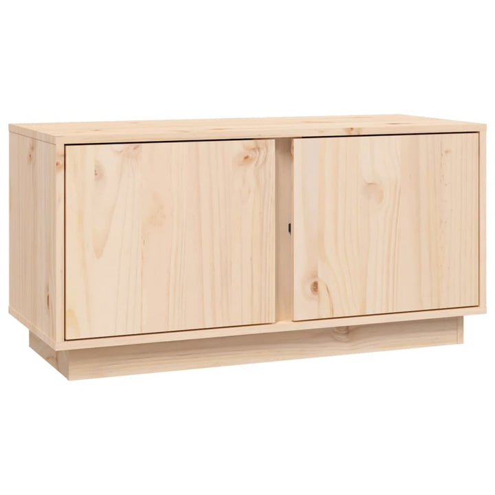 Tv-Bänk 80X35X40,5 Cm Massiv Furu