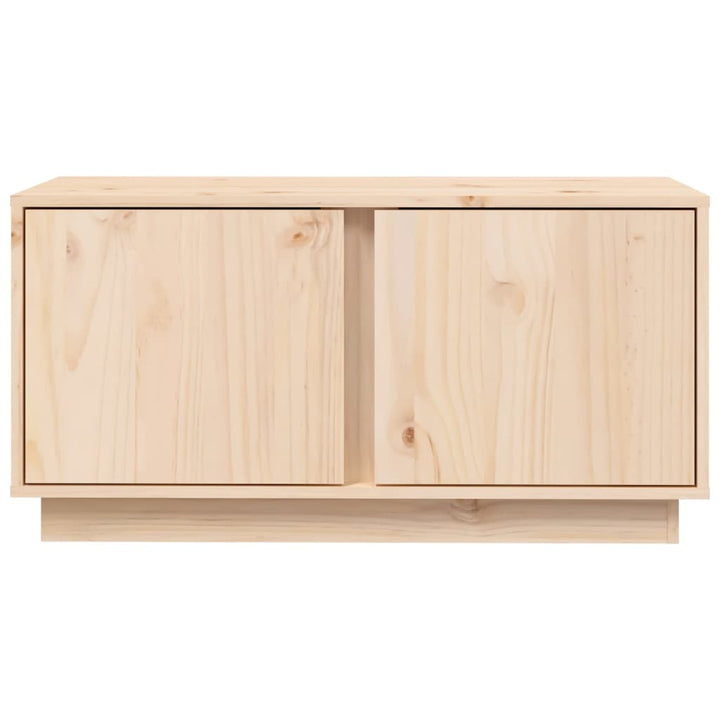 Tv-Bänk 80X35X40,5 Cm Massiv Furu