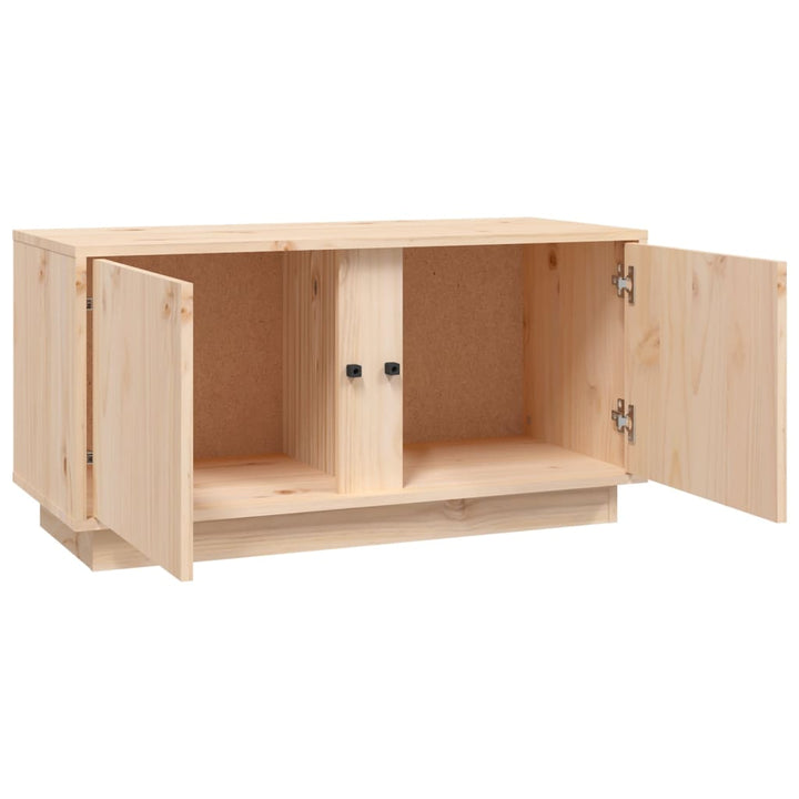 Tv-Bänk 80X35X40,5 Cm Massiv Furu