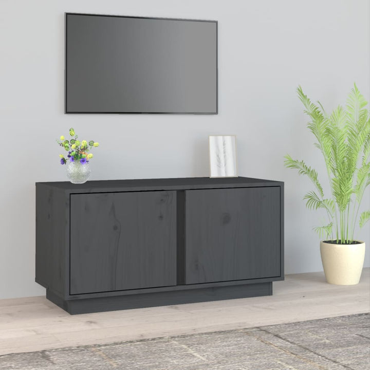 Tv-Bänk 80X35X40,5 Cm Massiv Furu