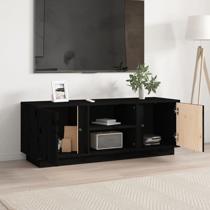 Tv-Bänk 110X35X40,5 Cm Massiv Furu