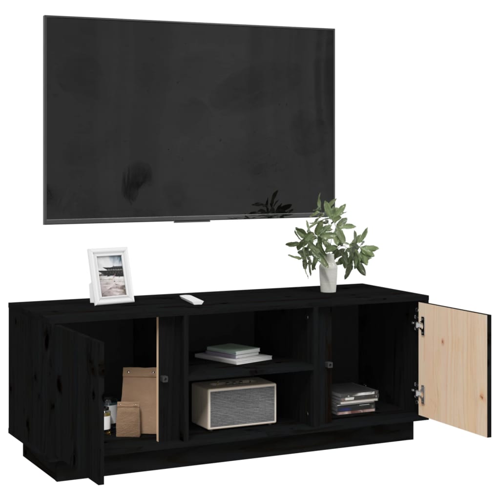 Tv-Bänk 110X35X40,5 Cm Massiv Furu