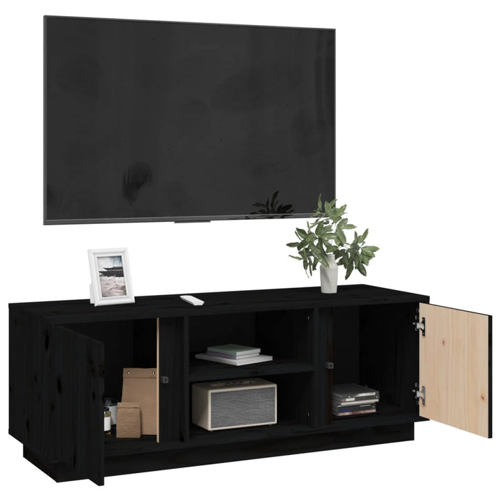 Tv-Bänk 110X35X40,5 Cm Massiv Furu