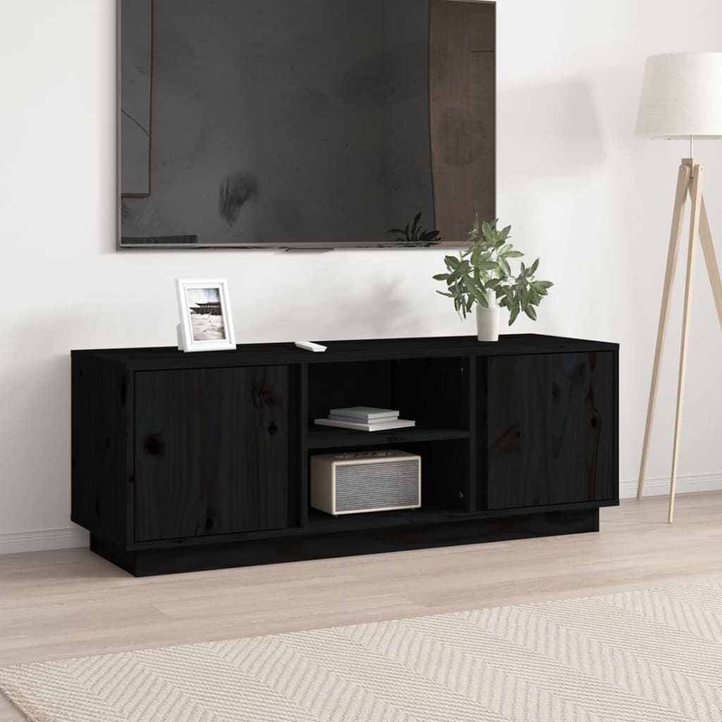 Tv-Bänk 110X35X40,5 Cm Massiv Furu