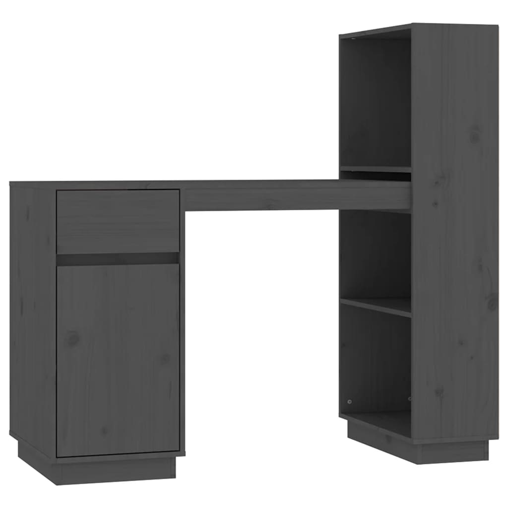 Skrivbord 110X53X117 Cm Massiv Furu