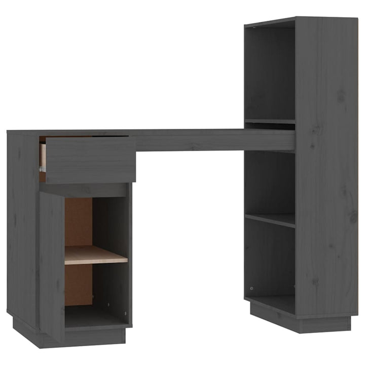 Skrivbord 110X53X117 Cm Massiv Furu