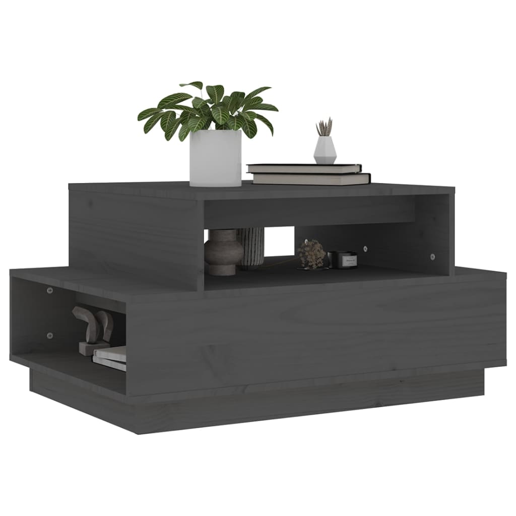 Soffbord 80X55X40,5 Cm Massivt Furu