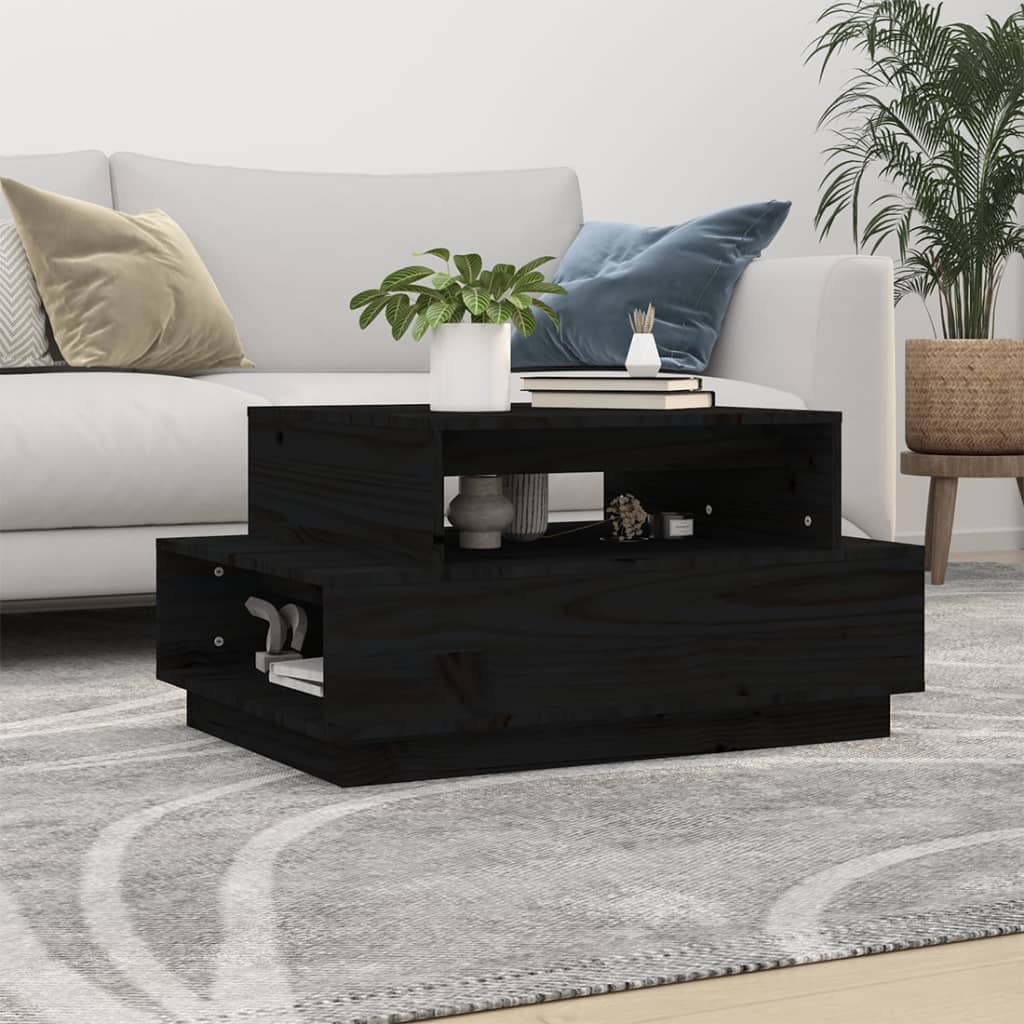 Soffbord 80X55X40,5 Cm Massivt Furu