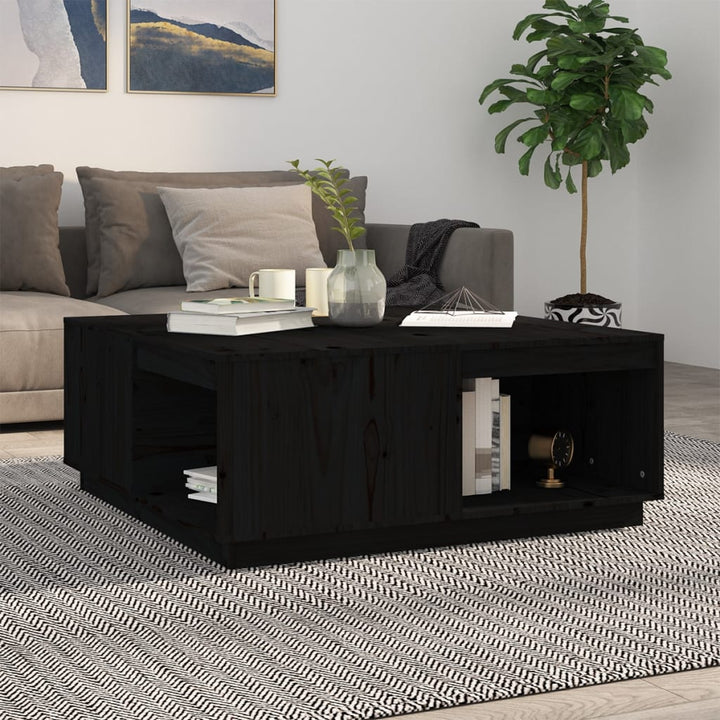 Soffbord 80X81X36,5 Cm Massivt Furu