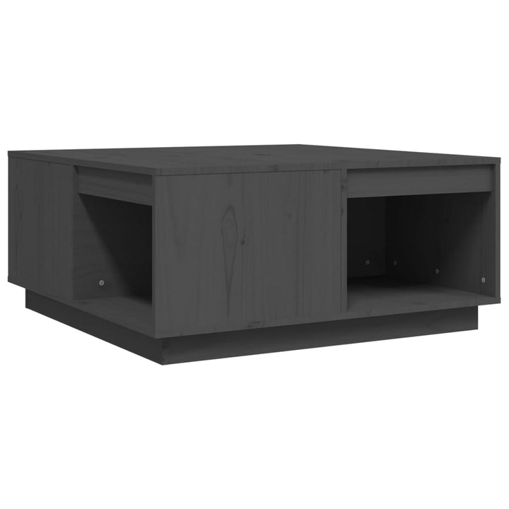 Soffbord 80X81X36,5 Cm Massivt Furu
