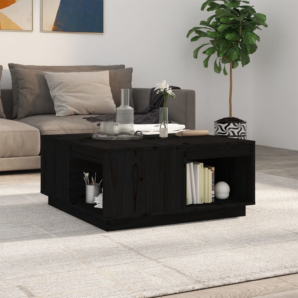 Soffbord 80X81X36,5 Cm Massivt Furu