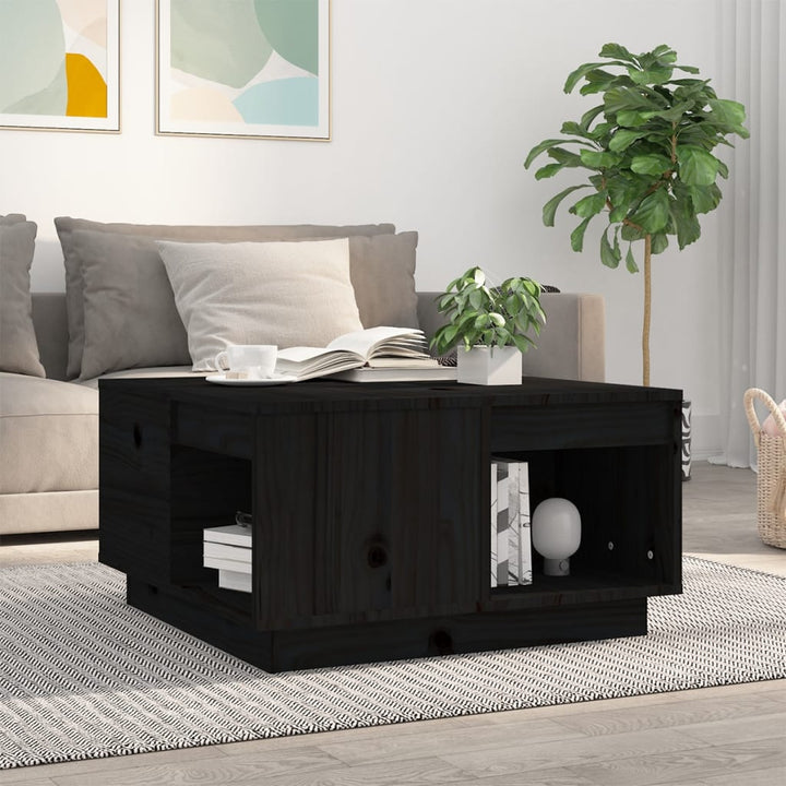 Soffbord 80X81X36,5 Cm Massivt Furu