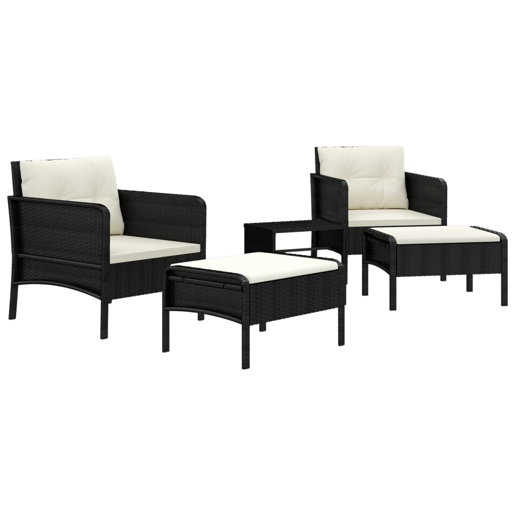 Loungegrupp Med Dynor 5 Delar Konstrotting