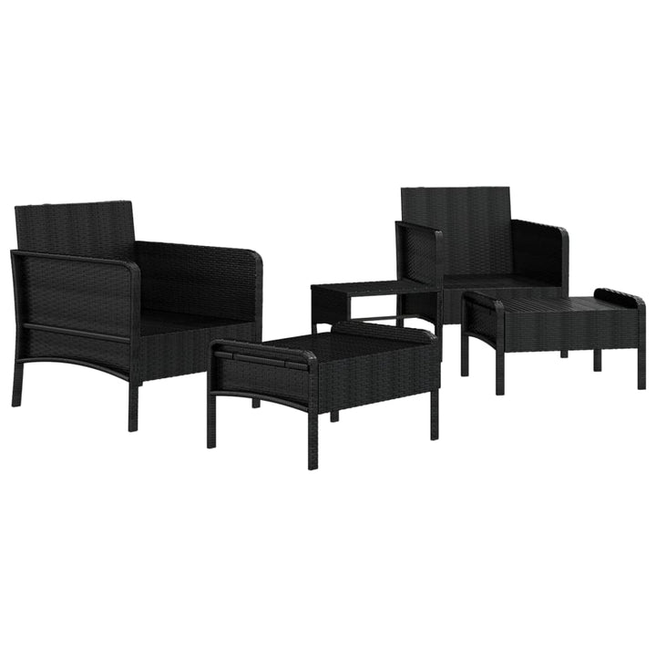Loungegrupp Med Dynor 5 Delar Konstrotting
