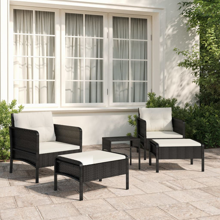 Loungegrupp Med Dynor 5 Delar Konstrotting