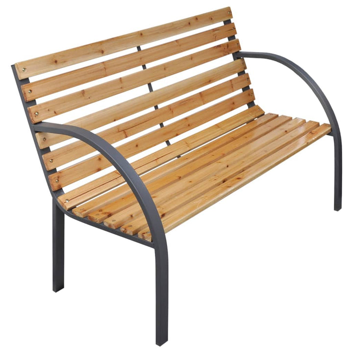 Dubbelbänk Massivt Granträ