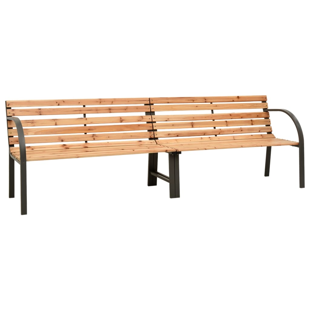 Dubbelbänk Massivt Granträ