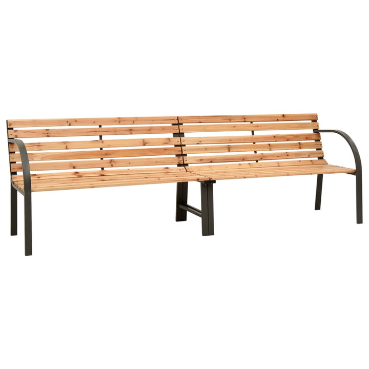 Dubbelbänk Massivt Granträ