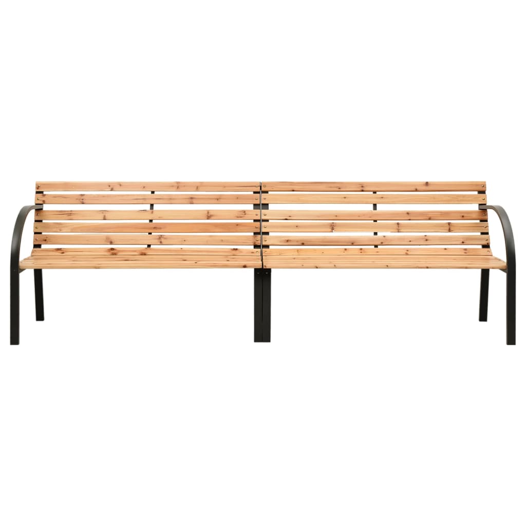 Dubbelbänk Massivt Granträ