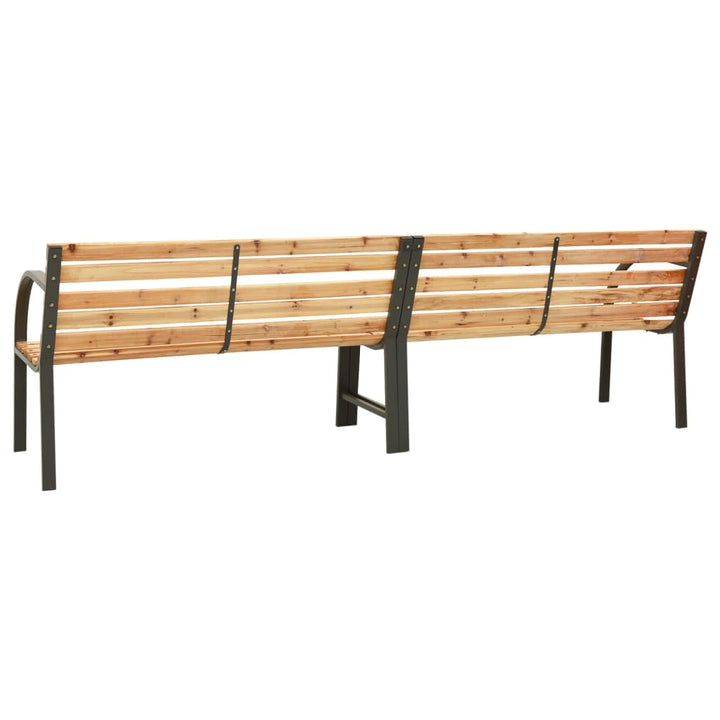 Dubbelbänk Massivt Granträ