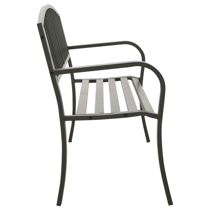 Trädgårdsbänk 120 Cm Stål