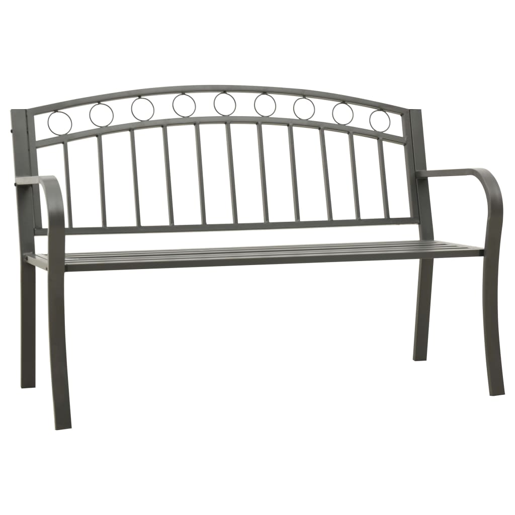 Trädgårdsbänk 120 Cm Stål