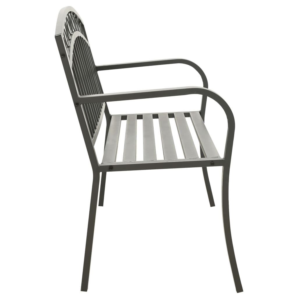 Trädgårdsbänk 120 Cm Stål