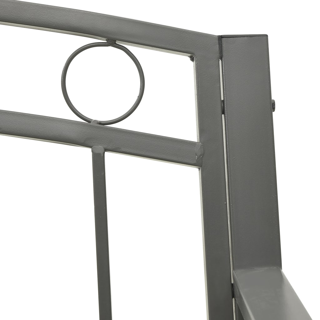 Trädgårdsbänk 120 Cm Stål