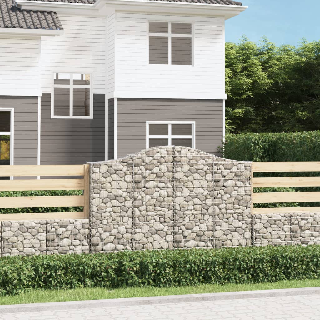 Gabioner Bågformade 25 St Galvaniserat Järn