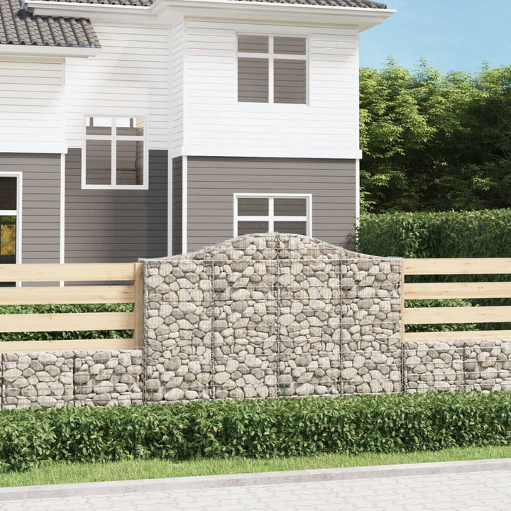 Gabioner Bågformade 25 St Galvaniserat Järn