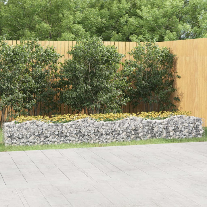Upphöjd Planteringsgabion Galvaniserat Järn