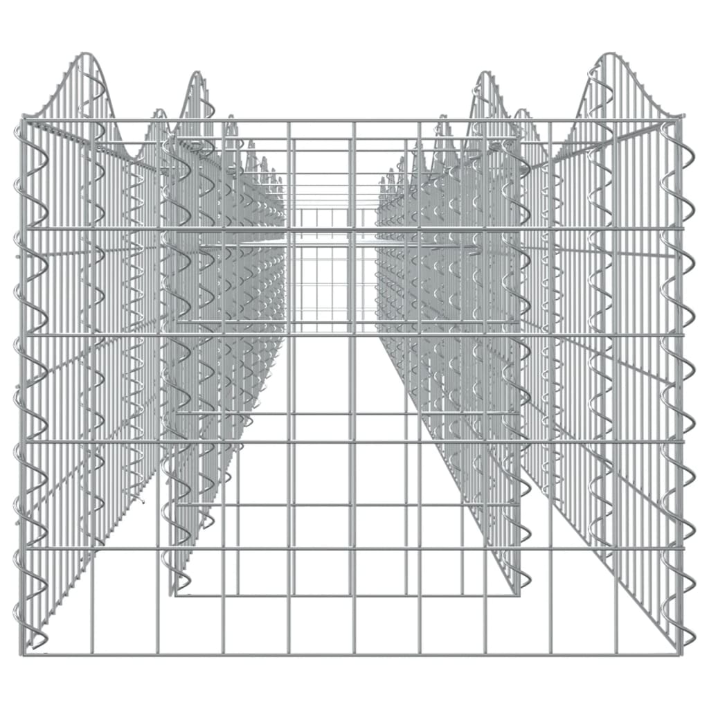 Upphöjd Planteringsgabion Galvaniserat Järn