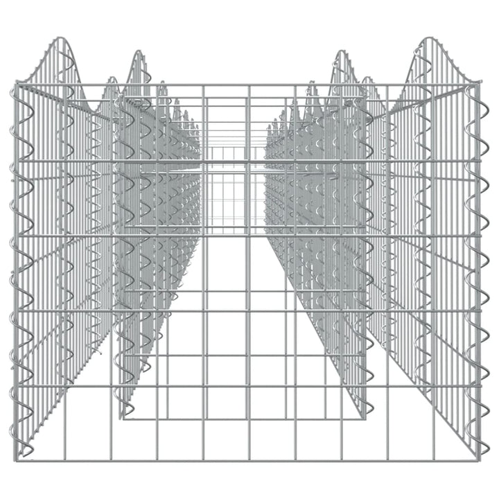 Upphöjd Planteringsgabion Galvaniserat Järn