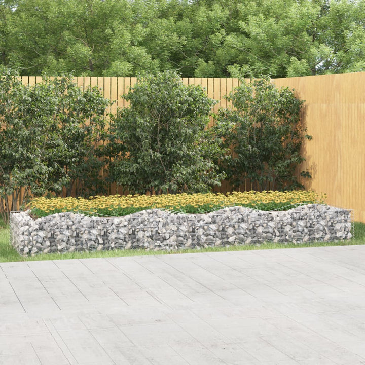 Upphöjd Planteringsgabion Galvaniserat Järn