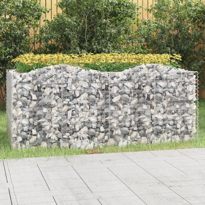 Upphöjd Planteringsgabion Galvaniserat Järn