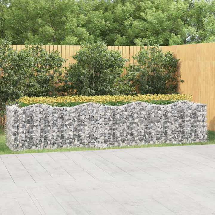 Upphöjd Planteringsgabion Galvaniserat Järn
