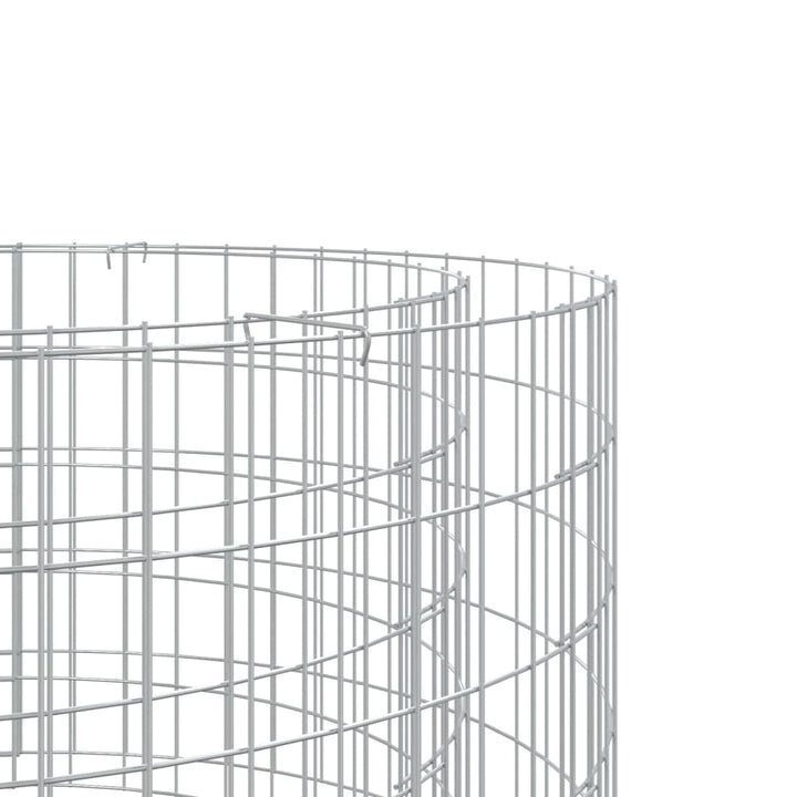 Gabion För Eldstad Ø 50 Cm Galvaniserat Järn