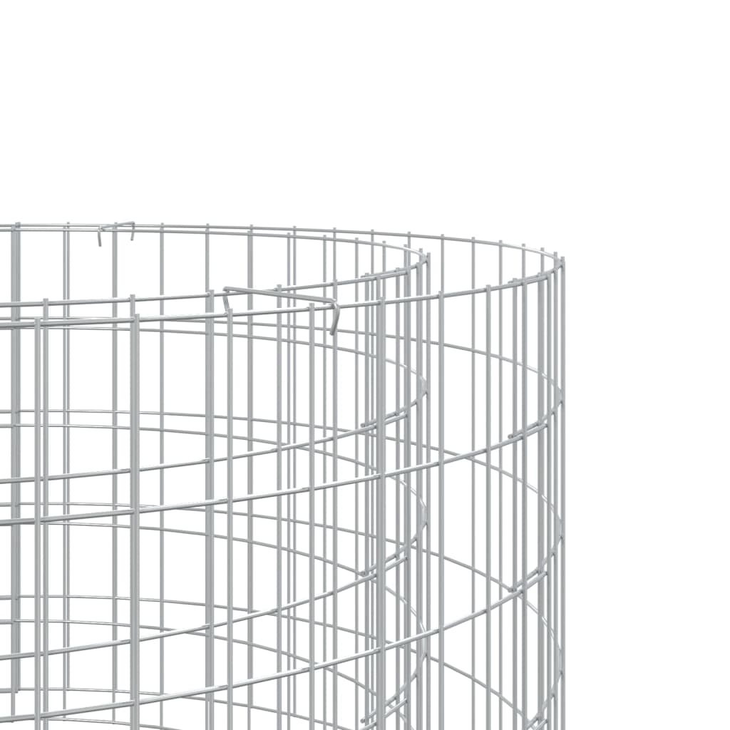 Gabion För Eldstad Ø 50 Cm Galvaniserat Järn