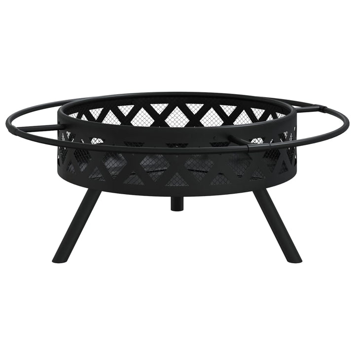 Eldstad Med Eldgaffel 70 Cm Xxl Stål