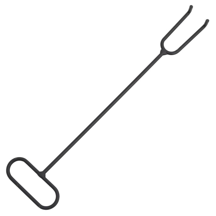 Eldstad Med Eldgaffel 49 Cm Stål