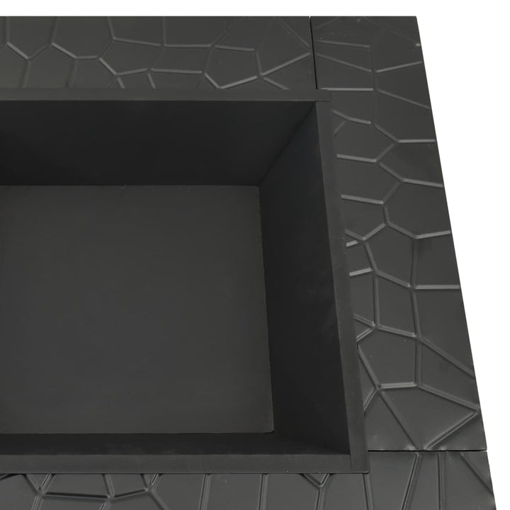 Eldstad Med Eldgaffel 79X79X46,5 Cm Xxl Stål