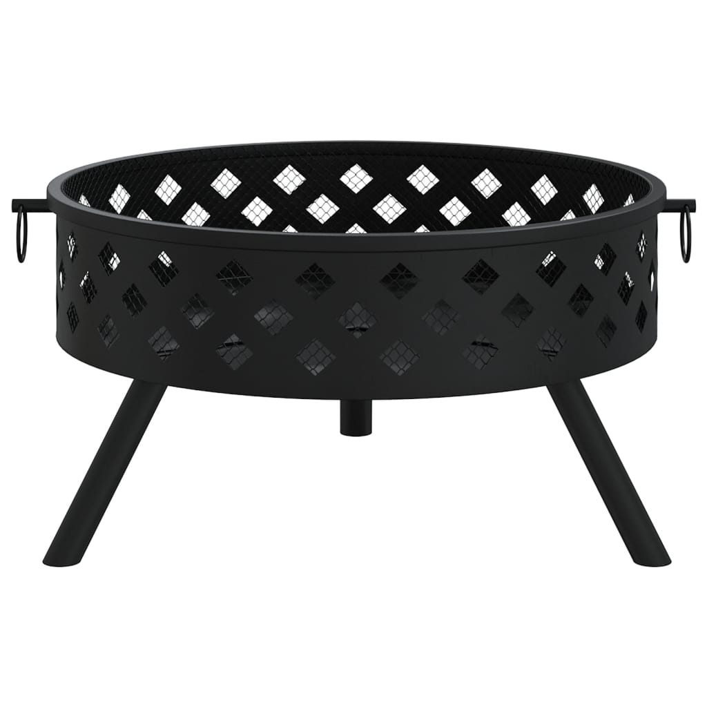 Eldstad Med Eldgaffel 58 Cm Xxl Stål