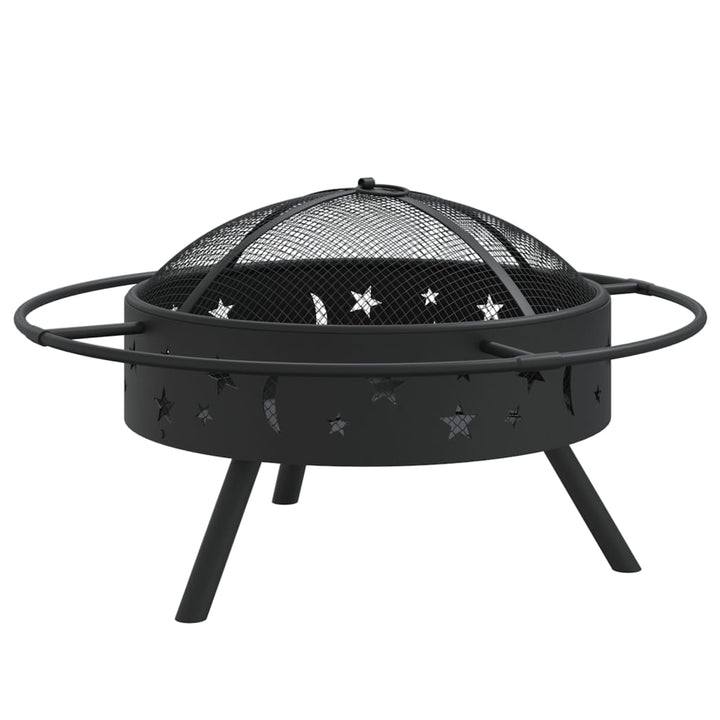 Eldstad Med Eldgaffel 70 Cm Xxl Stål