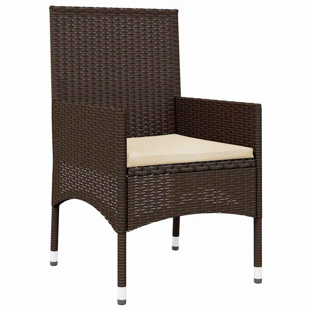 Loungegrupp För Trädgården Med Dynor 4 Delar Konstrotting