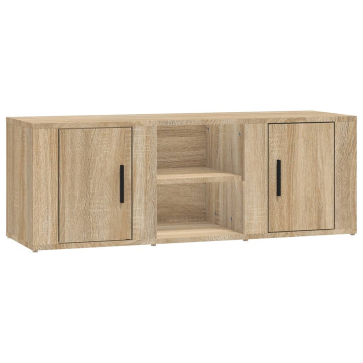 Tv-Skåp Sonoma-Ek 100X31,5X35 Cm Konstruerat Trä