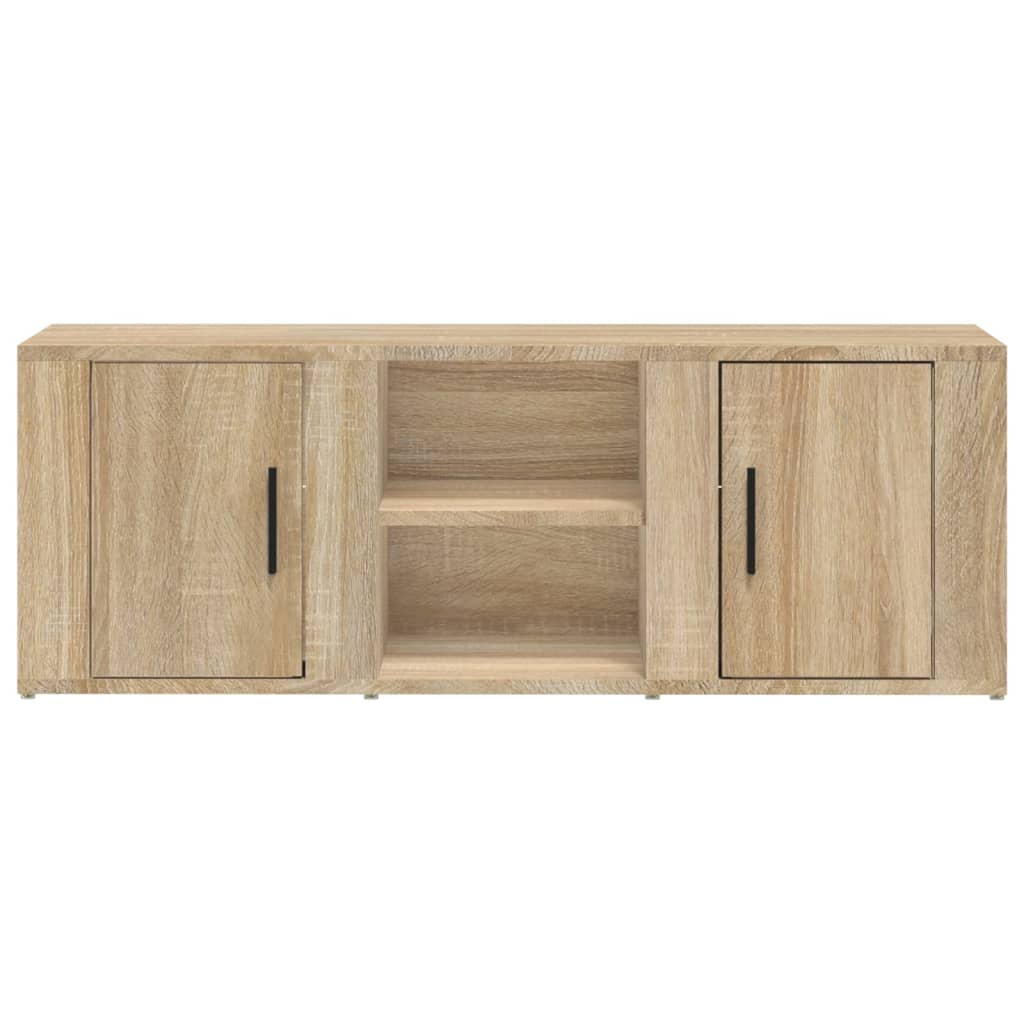 Tv-Skåp Sonoma-Ek 100X31,5X35 Cm Konstruerat Trä