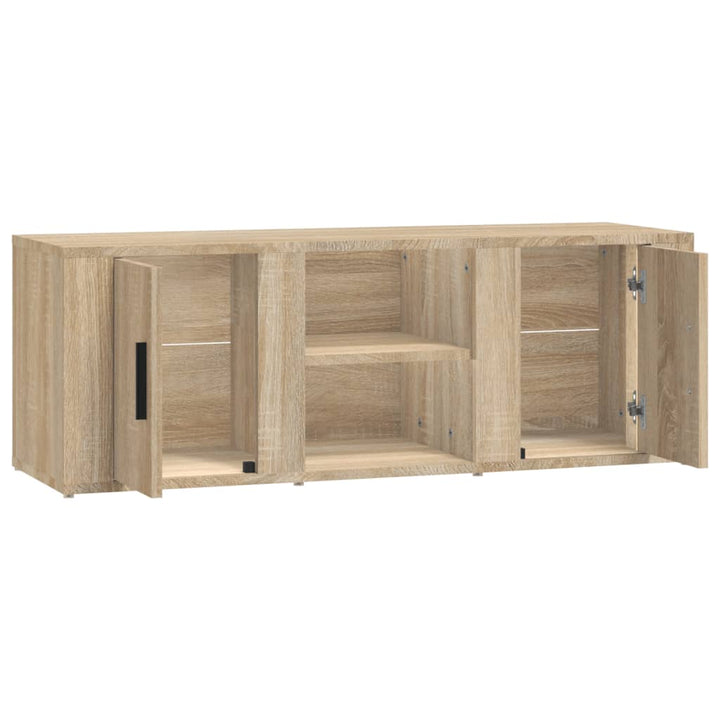 Tv-Skåp Sonoma-Ek 100X31,5X35 Cm Konstruerat Trä