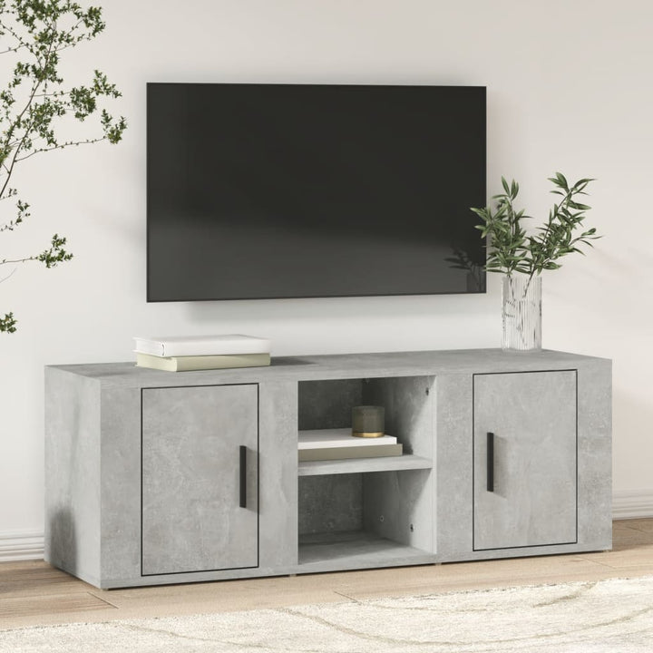Tv-Skåp Sonoma-Ek 100X31,5X35 Cm Konstruerat Trä