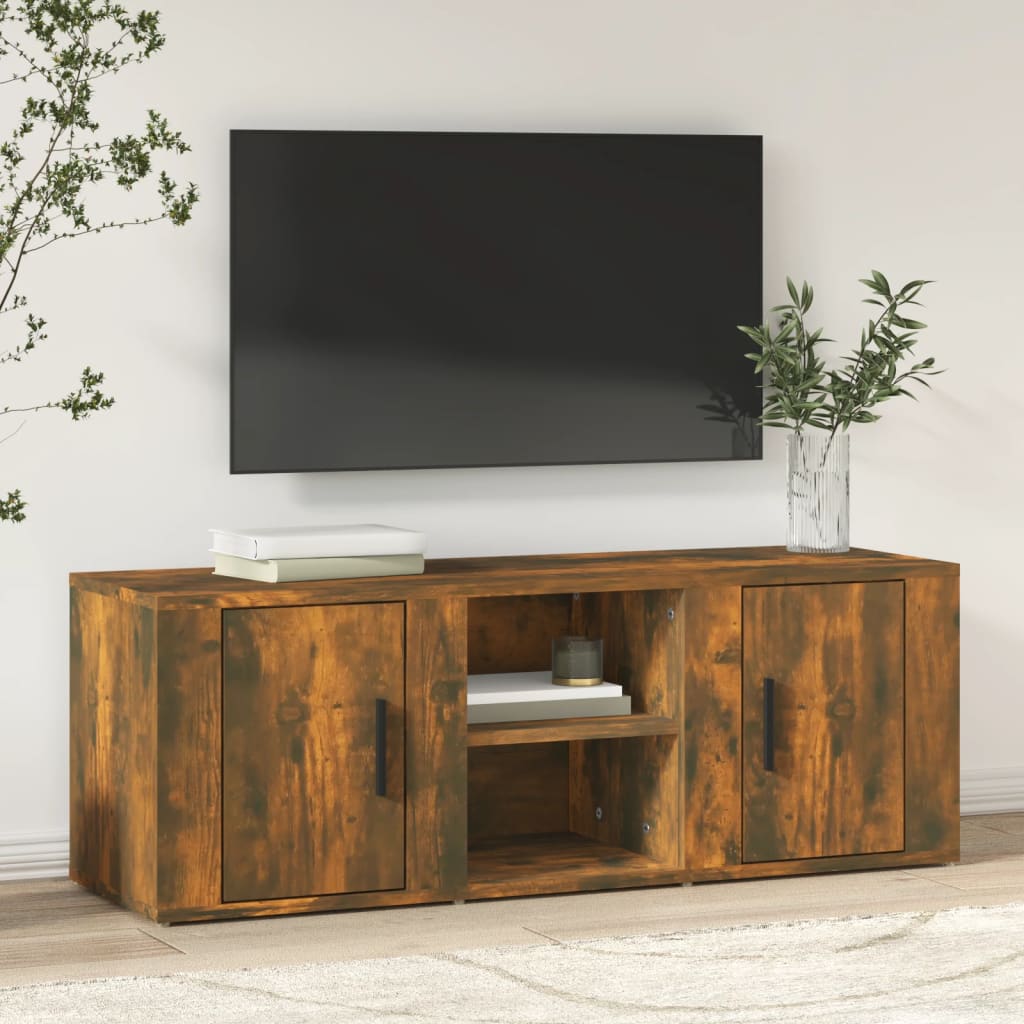 Tv-Skåp Sonoma-Ek 100X31,5X35 Cm Konstruerat Trä