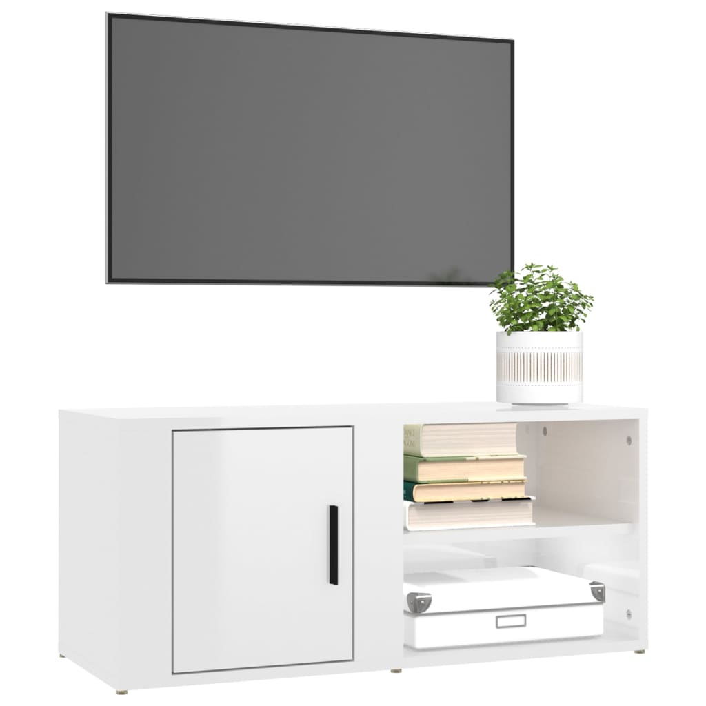 Tv-Bänk 80X31,5X36 Cm Konstruerat Trä
